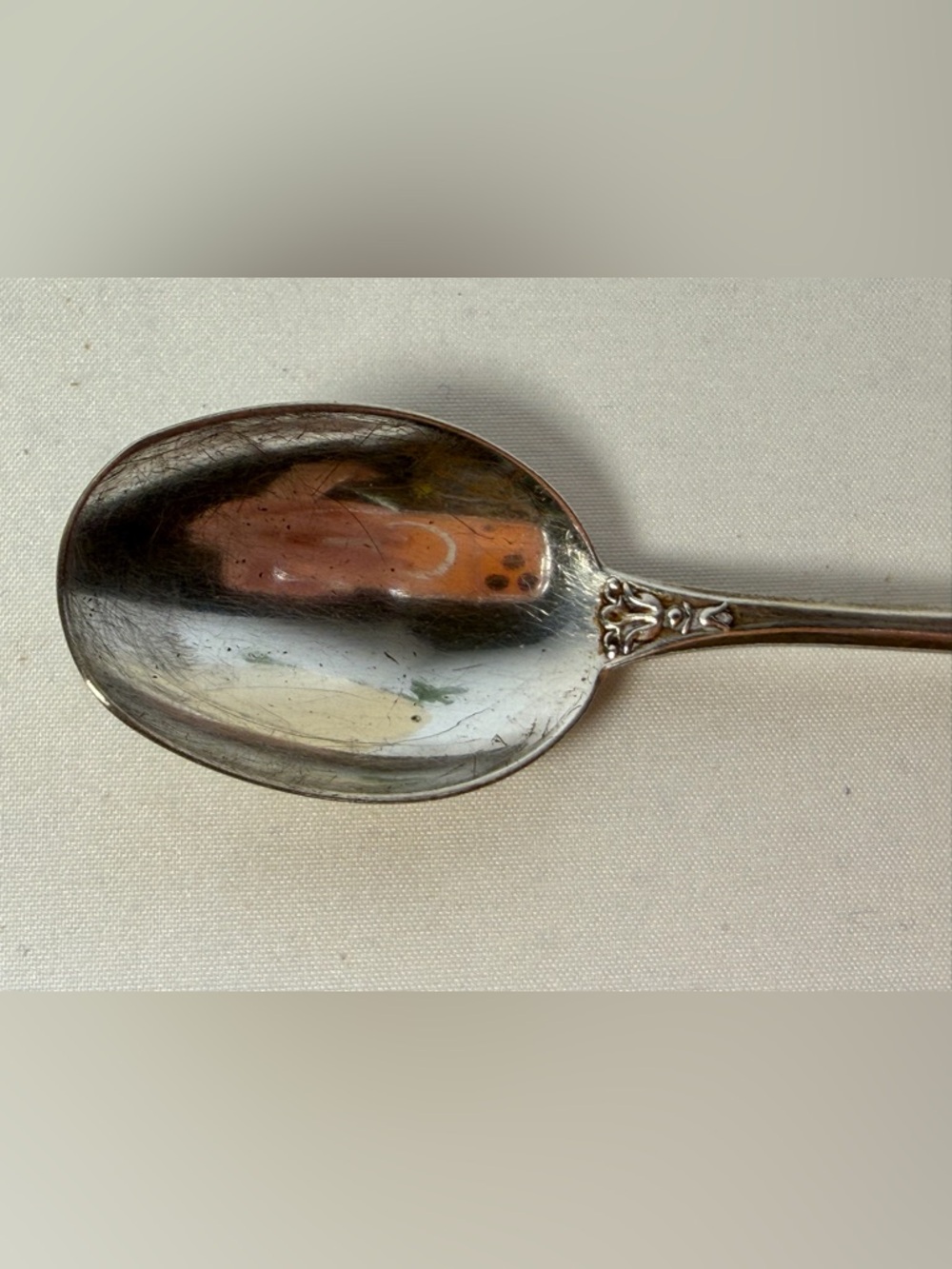 Vintage Soviet 875 Silver Teaspoons Set of 2 | Star Hammer & Sickle - Picture 7 of 12